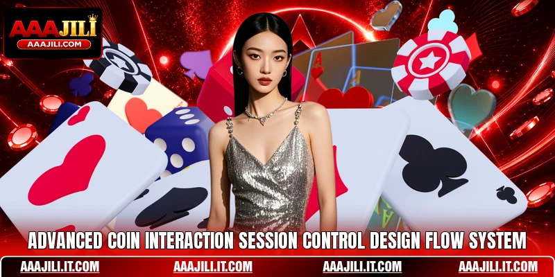 Advanced coin interaction session control design flow system