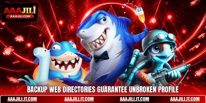 Backup web directories guarantee unbroken profile