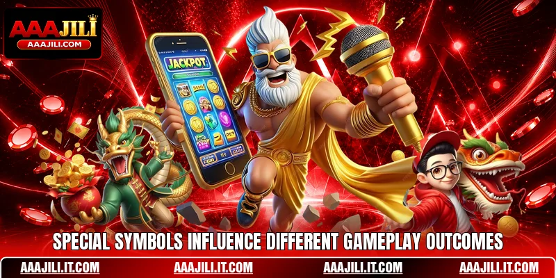 Special symbols influence different gameplay outcomes